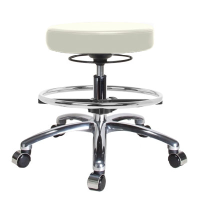 Perch Chairs & Stools Height Adjustable Massage Therapy Swivel Stool with Foot Ring