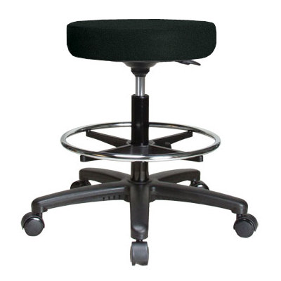Perch Chairs & Stools Height Adjustable Swivel Stool with Foot Ring