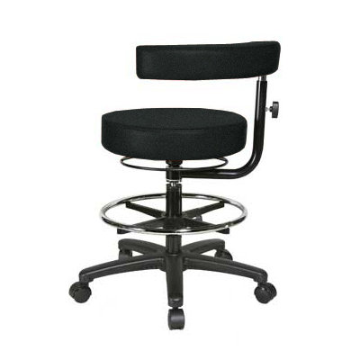 Perch Chairs & Stools Height Adjustable Dental Stool with Procedure Arm and Foot Ring