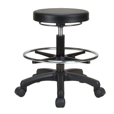 Perch Chairs & Stools Height Adjustable Work Stool with Foot Ring