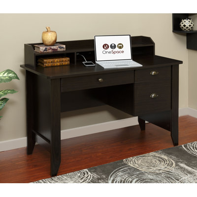 OneSpace Executive Desk with Hutch and..