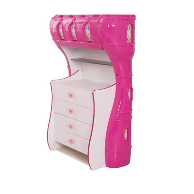 CloudSeller Princess 4 Drawer Dresser