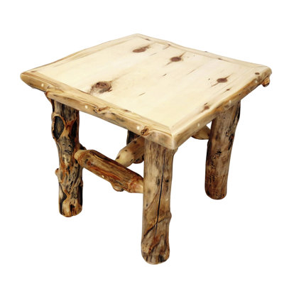 Mountain Woods Furniture Aspen Grizzly End Table