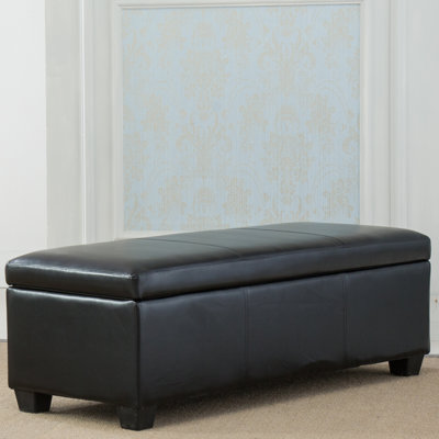 Belleze Upholstered Storage Bedroom Bench