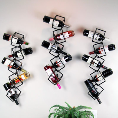 Ikee Design 5 Bottle Wall Mounted Wine Rack