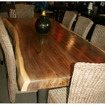 Chic Teak Suar Slab Dining Table