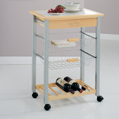 Organize It All Organize It All Kitchen Cart wit..