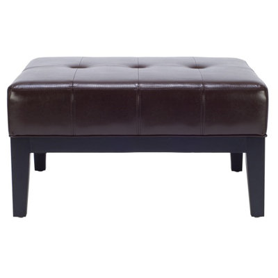 Safavieh Fulton Leather Ottoman