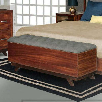 REZ Furniture Aurora Upholstered Storage Bench