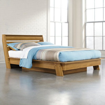 Sauder Soft Modern Queen Panel Customizable Bedr..