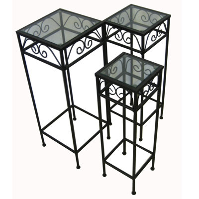 Pangaea Home and Garden 3 Piece Nesting Tables