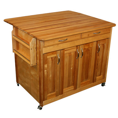 Catskill Craftsmen, Inc. Kitchen Island with Woo..