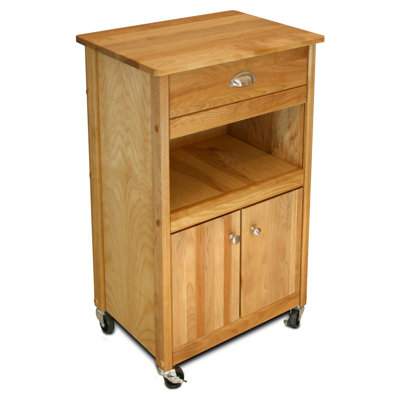 Catskill Craftsmen, Inc. Cuisine Kitchen Cart with Butcher Block Top