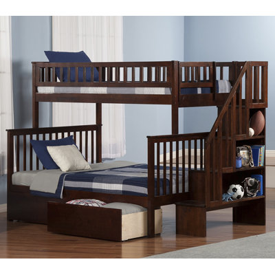 Atlantic Furniture Woodland Twin over Full Bunk ..