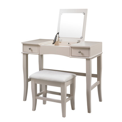 Linon Jackson Vanity Set with Mirror