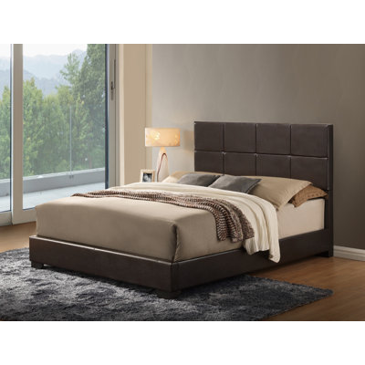 Global Furniture USA Twin Upholstered Panel Bed