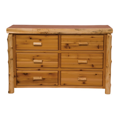 Fireside Lodge Value Cedar 6 Drawer Dresser