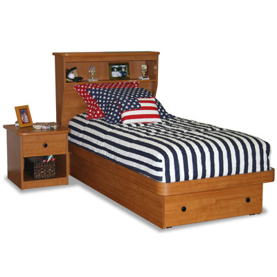 Berg Furniture Sierra Twin Platform Bed with Storage