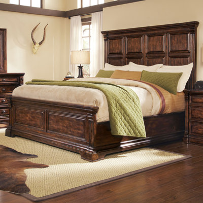 A.R.T. Whiskey Oak Panel Bed