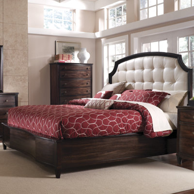 A.R.T. Intrigue King Upholstered Panel Bed