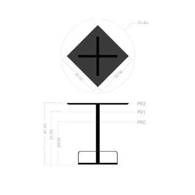 Skram Piedmont Counter Height Pub Table