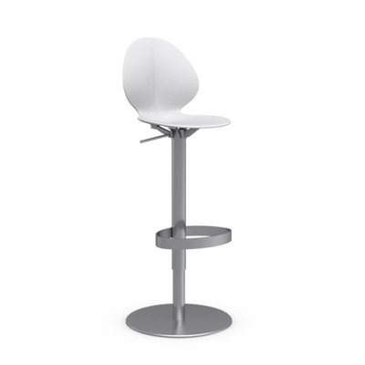 Calligaris Basil Adjustable Height Swivel Bar Stool