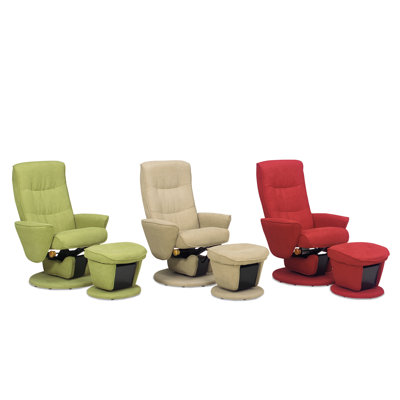 Mac Motion Relax-R Laval Fabric Swivel Glider and Ottoman