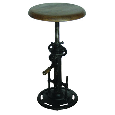 Yosemite Home Decor Adjustable Height Bar Stool