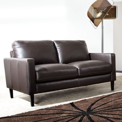 Diamond Sofa Omega Full Leather Loveseat