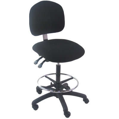 Bench Pro Mid-Back Tall Industrial Office Chair with Adjustable Seat Angle