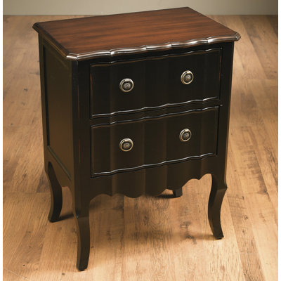 AA Importing 2 Drawer Nightstand