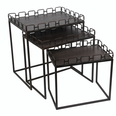 Mercury Row Abdo 3 Piece Nesting Tables