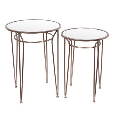 Mercury Row Abbas 2 Piece Nesting Tables