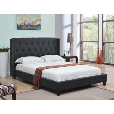 Abbyson Living Madison Upholstered Platform Bed