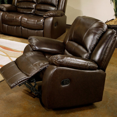 Darby Home Co Jorgensen Leather Chaise Recliner