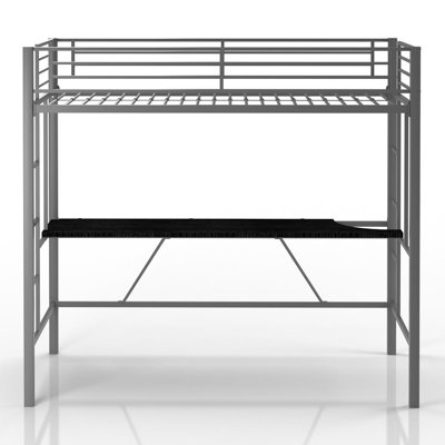 Viv + Rae Myrtle Twin Loft Bed with Desk
