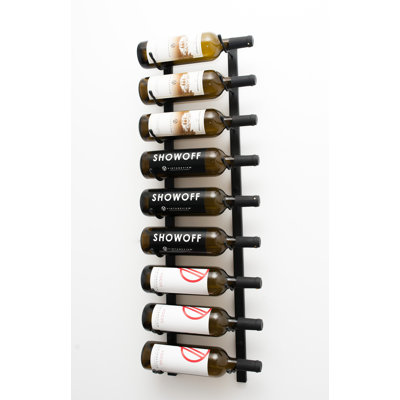 VintageView Wall Series 9 Bottle Wall Mounted Wine Rack