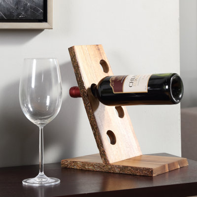 Loon Peak Haleakal 4 Bottle Tabletop Wine Rack