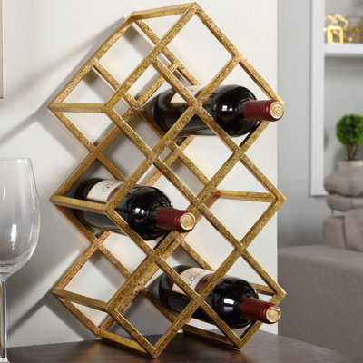 Mercer41 Anna 9 Bottle Tabletop Wine Rack