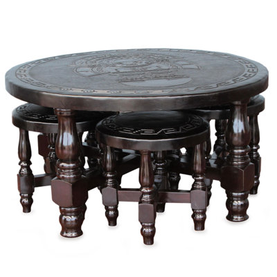 Novica 5 Piece Coffee Table Set