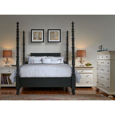 Bebe Furniture Soraya Four Poster Customizable B..