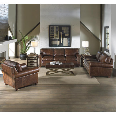 Lazzaro Leather Genesis Living Room Collection