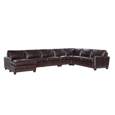 Lazzaro Leather Bozeman Leather Sectional