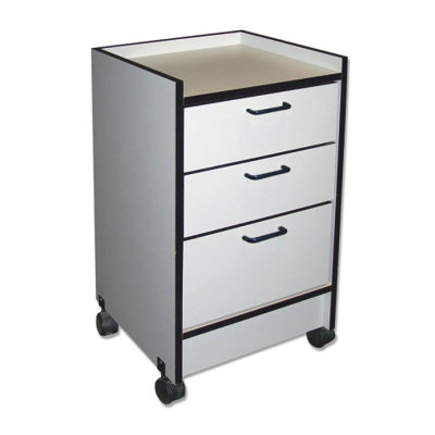 Hausmann Industries 3-Drawer Mobile Cart