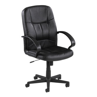 Lorell Chadwick Mid-Back Leather Confe..