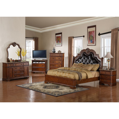 InRoom Designs Panel Customizable Bedroom Set