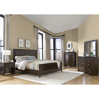 InRoom Designs Queen Panel Customizable Bedroom ..