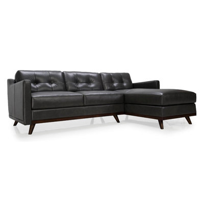 Moroni Monika Full Leather Sectional