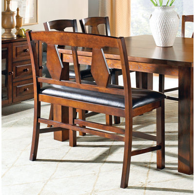 Three Posts Plainville Upholstered Kitchen Bench