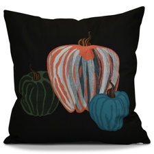 Alcott Hill® Flipping for Fall Pumpkin Spice Geometric Outdoor Throw 